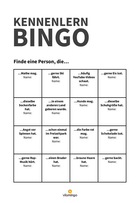 bingo spielregeln schule